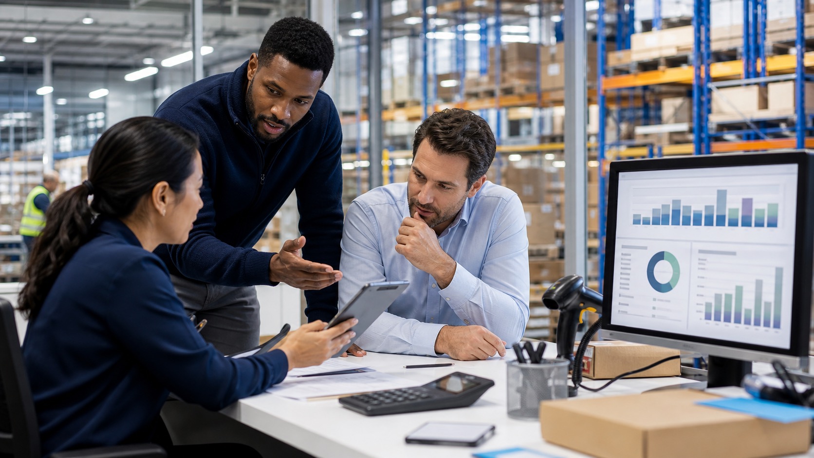 Operations team reviewing process automation opportunities