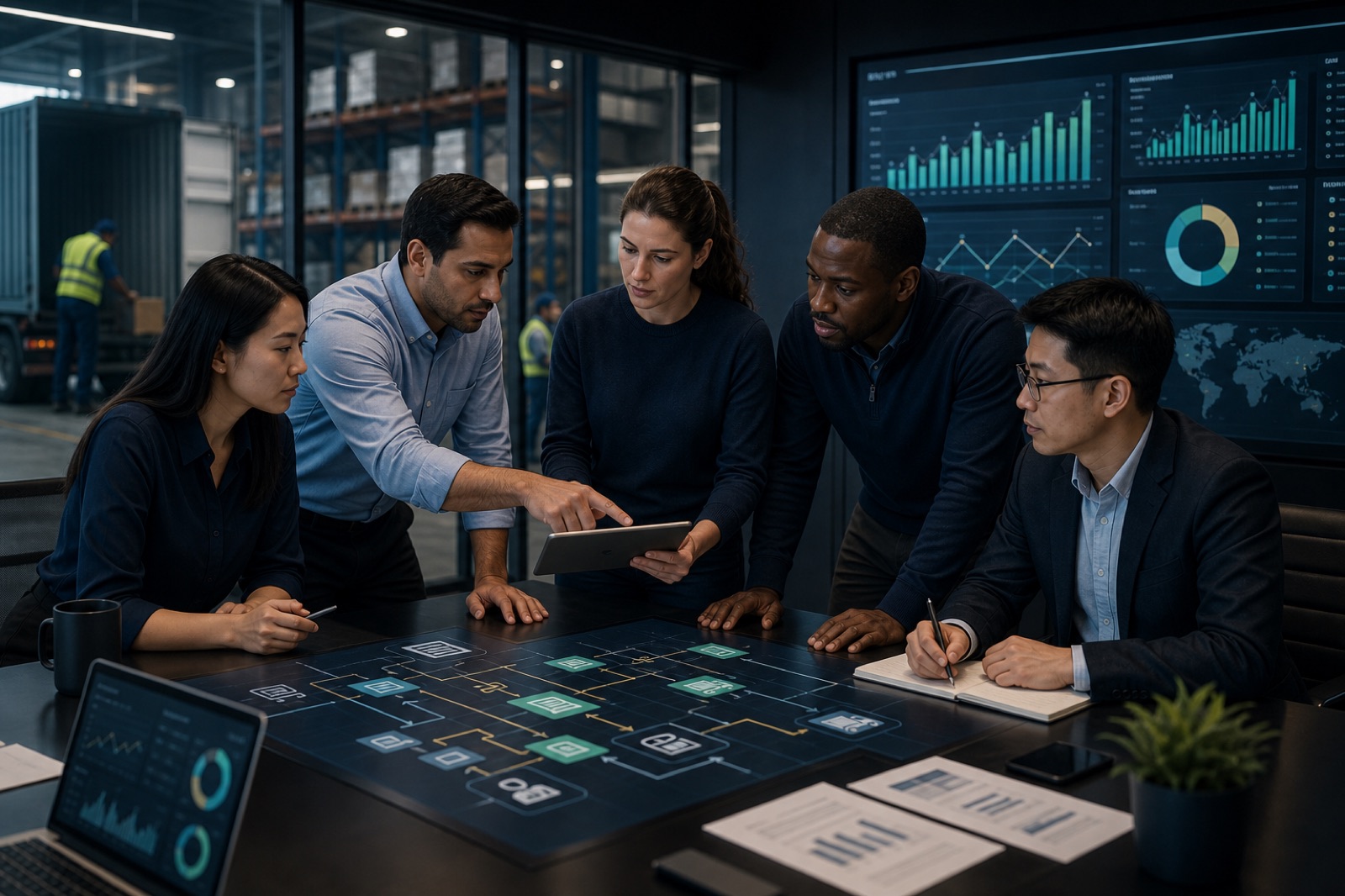 Operations and finance team mapping which ERP work should move forward